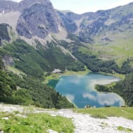 A heart shaped lake on Maglić mountain