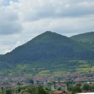 The Bosnian Pyramid of the Sun - a very large tree covered pyramid shapted earth mound